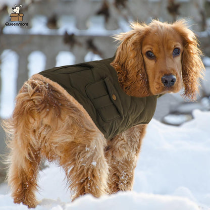 Queenmore Warm Coat for Cold Weather, Quilting Winter Jacket With Ultra Thick Plush Lining and