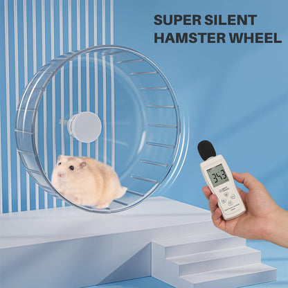 BUCATSTATE Hamster Wheel Silent, 5.5in Exercise Running Whees Quiet Spinner Mouse Wheels for Gerbil