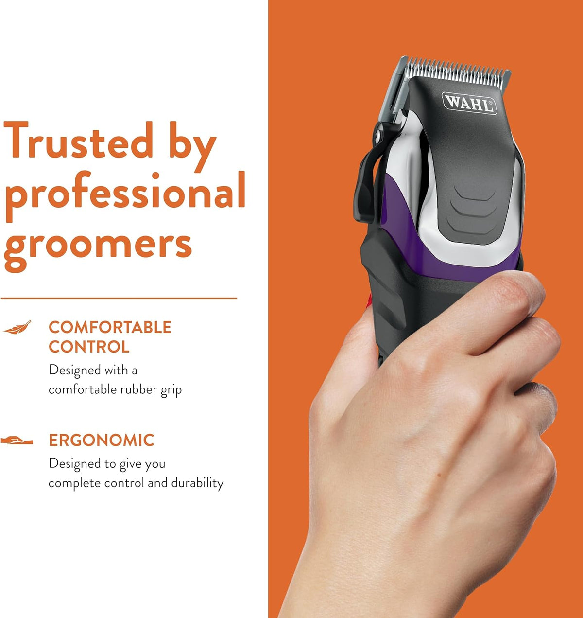 Wahl Pro Animal Stable Grip - Comprehensive Equine Grooming Kit - Light Body Clipping - Trimming