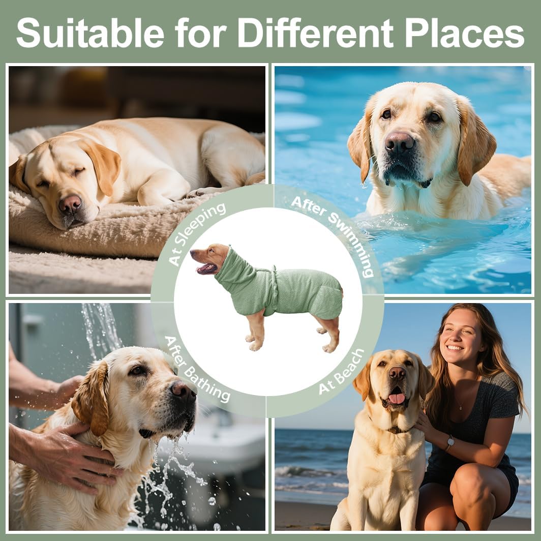 Giant Dog Bath Bubble, Quick Drying Super Absorbent Used for After Bathing, Warm Dog Towels