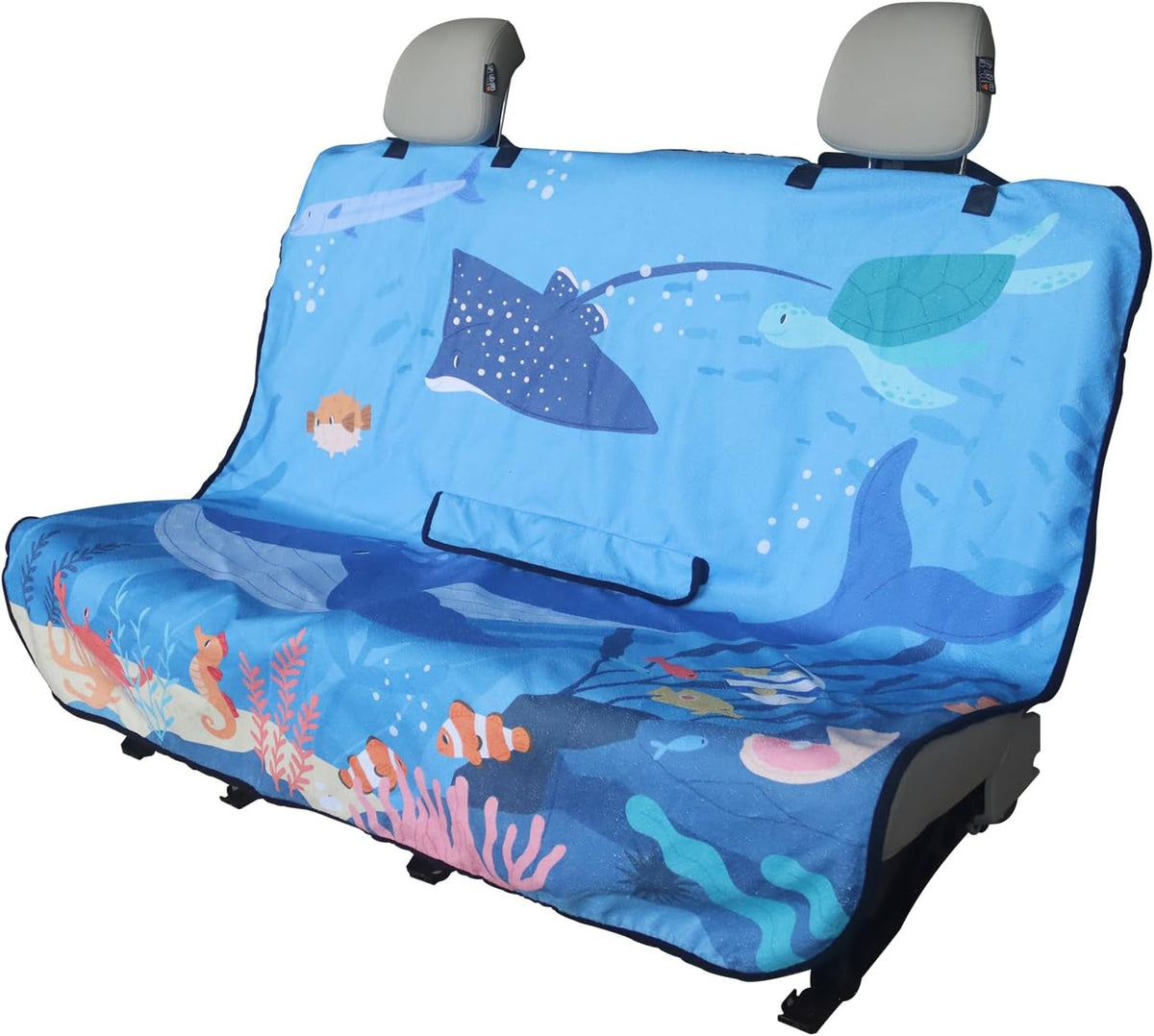 Back Seat Cover for Car Trucks Van SUV,Waterproof Rear Bench Towel Seat Covers for Dogs and