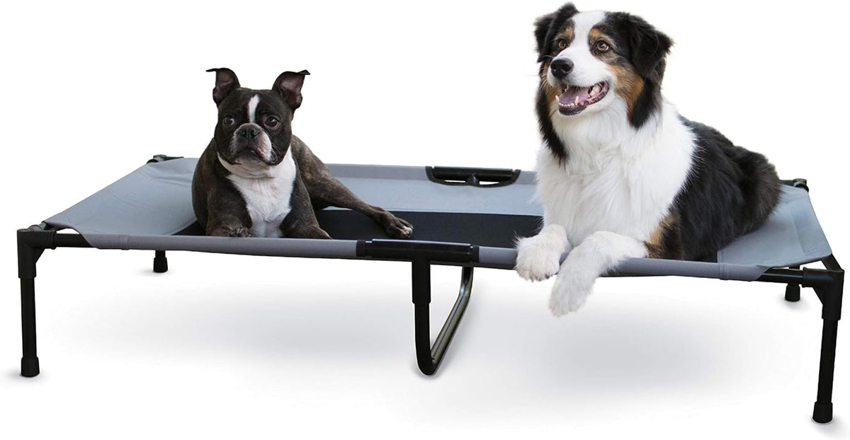 K&H Pet Products Outdoor Elevated Dog Cot, Breathable Cooling Elevated Cot Hammock Pet Bed for XL