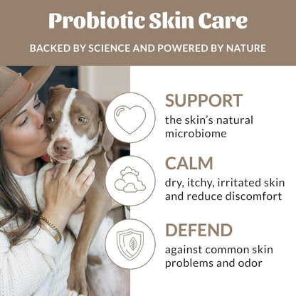 Skout's Honor Probiotic Pet Shampoo & Conditioner with Avocado Oil & Omega-3s, 97% Natural, Paraben
