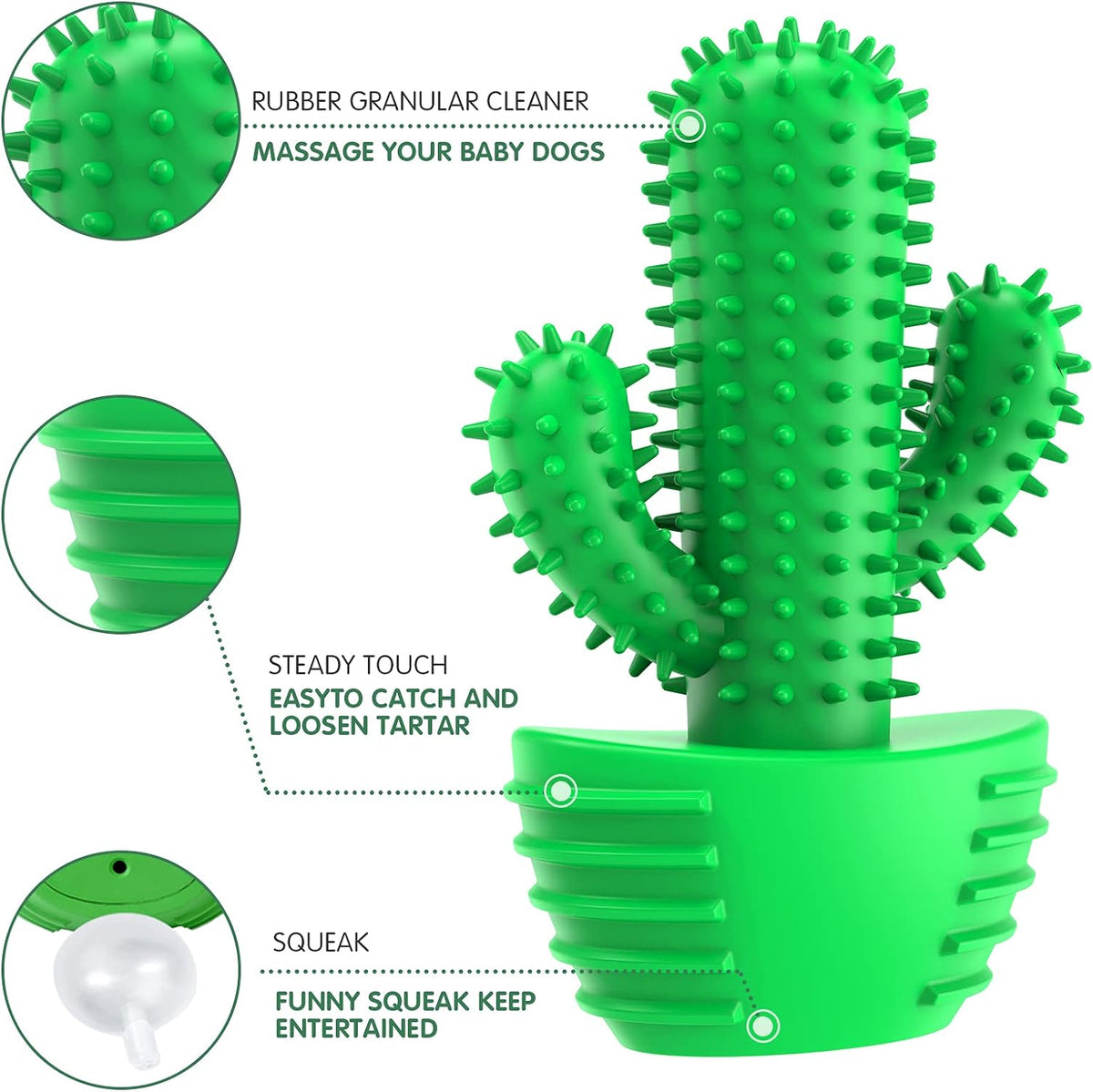 Dog Chew Toys Dog Toothbrush Stick Teeth Cleaning Brush Dental for Medium Large Dog, Puppy