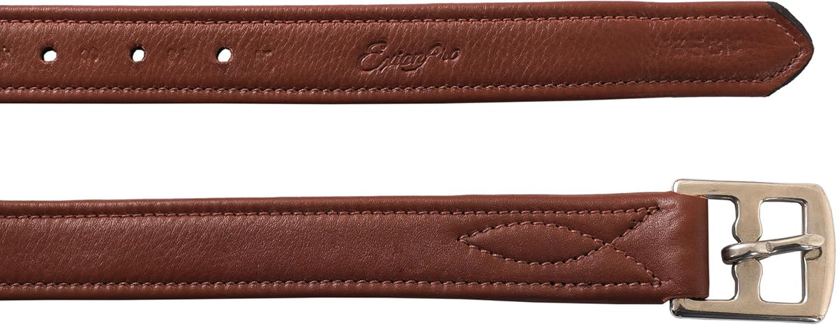 Exion FlexiStrong Stirrup Leathers for English Saddles – 1" Premium Calfskin with Nylon Core
