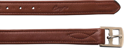 Exion FlexiStrong Stirrup Leathers for English Saddles – 1" Premium Calfskin with Nylon Core