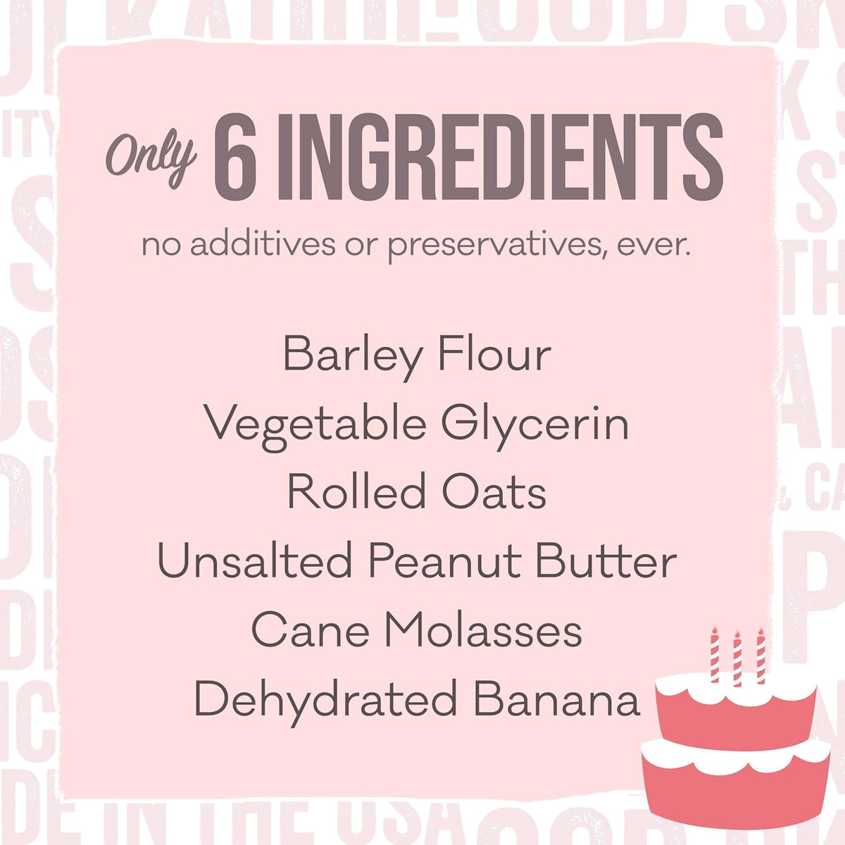 Polkadog Cake Batter Dog Treats – Soft & Chewy Premium Birthday Treats with Peanut Butter & Banana