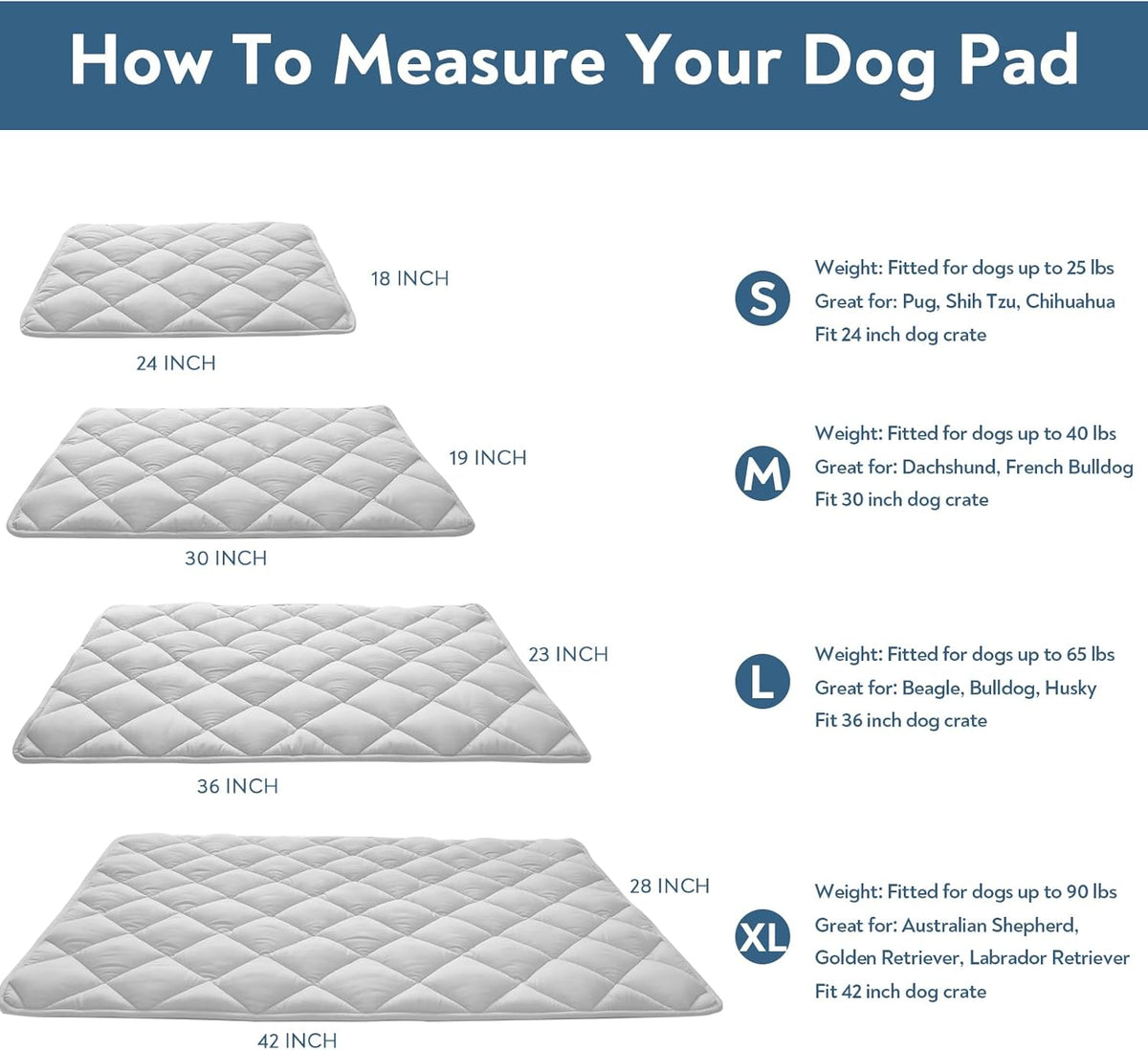 Magik & Kover Dog Crate Pad 2 Pack (36" x 23"), Soft Dog Crate Mat with Anti-Slip Bottom, Machine