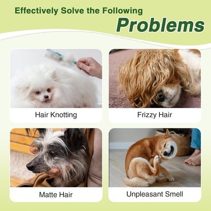 Dog Conditioner with Shea Butter & Olive Oil – Moisturizes, Relieves Itchy Skin & Allergies