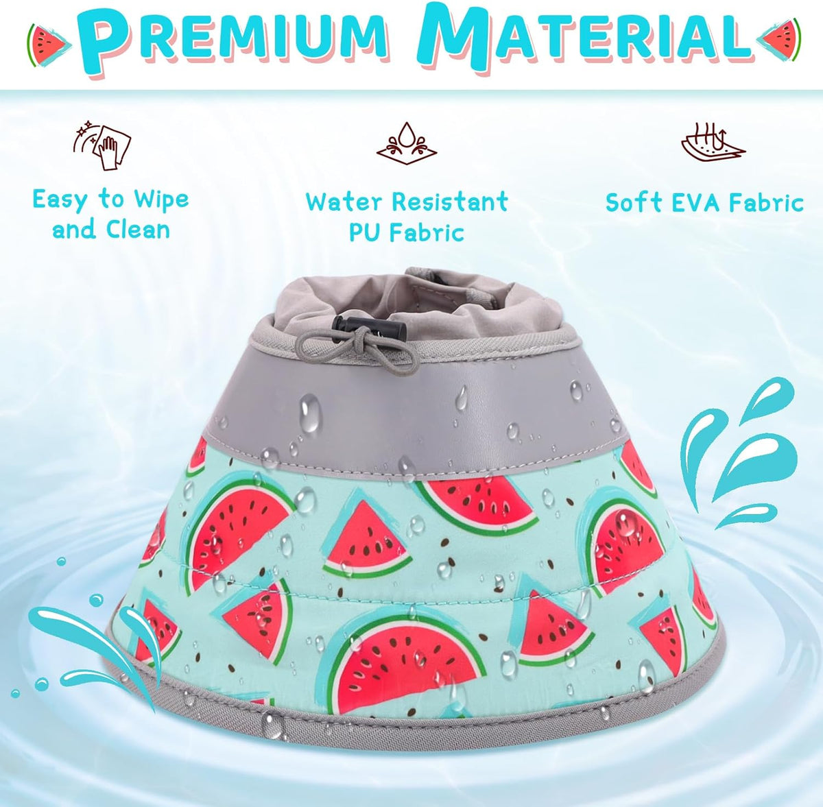 Cat Cone Collar Soft to Stop Licking, Adjustable, Foldable Lightweight Kitten Cones After Surgery