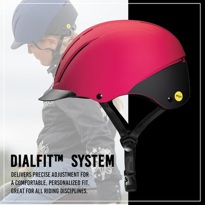 Troxel Spirit MIPS Technology Full Coverage Horse Riding Helmet, Horseback Riding Gear for
