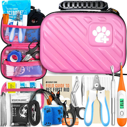 EVERLIT Pet Medic First Aid Kit | 95 Pcs Vet-Approved Medical, Outdoor & Emergency Supplies for