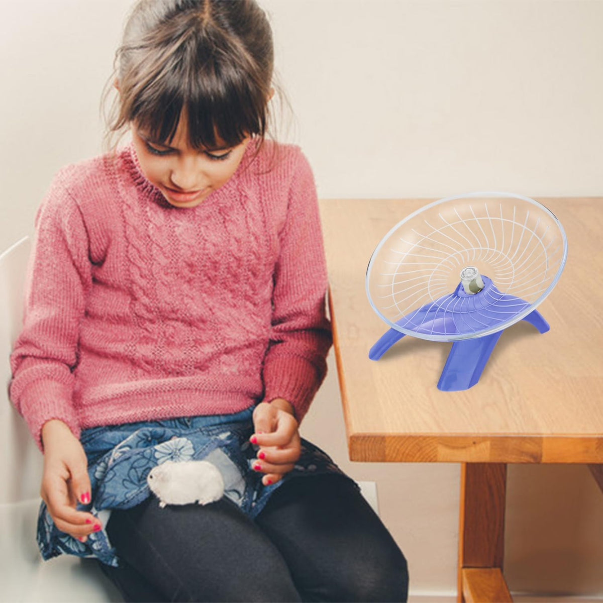 Hamster Wheel Silent Hamster Exercise Wheel Running Spinner Hamster Flying Saucer for Hamsters
