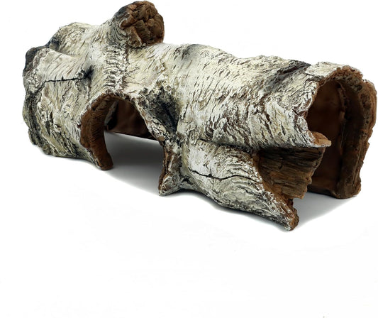 JIHAQUA Aquarium Resin Bark Terrarium Decor, Lizard, Snake or Reptile Hide,Lizard, Spider and