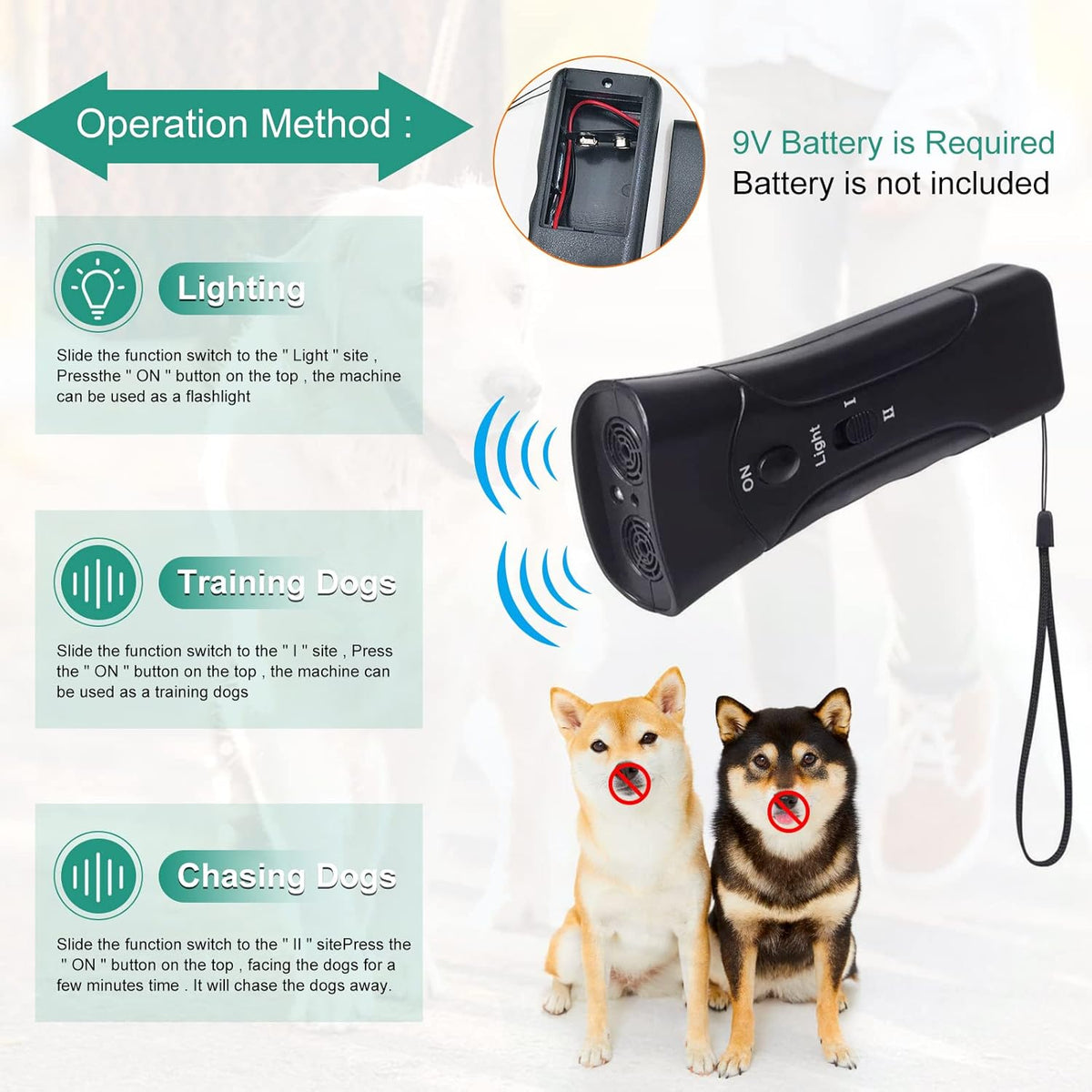 Dog Barking Control Devices,Anti Barking Device,Ultrasonic Dog Barking Control Devices & Training