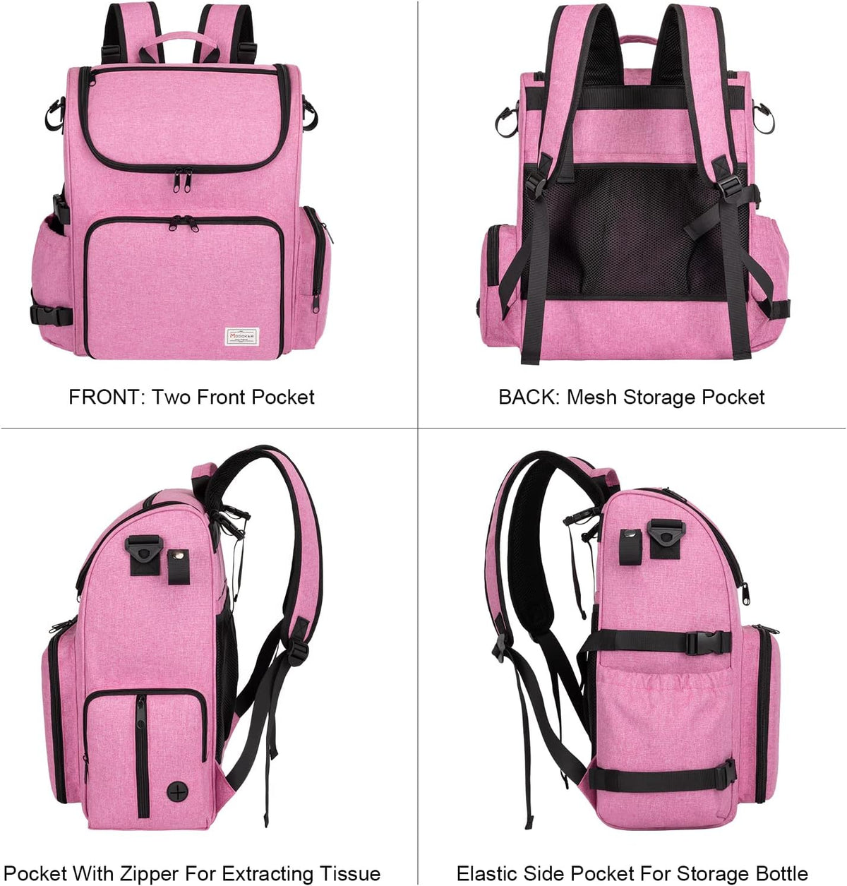 Modoker Dog Travel Bag Backpack, Airline Approved Pet Accessories Organizer for Dog and Cat with