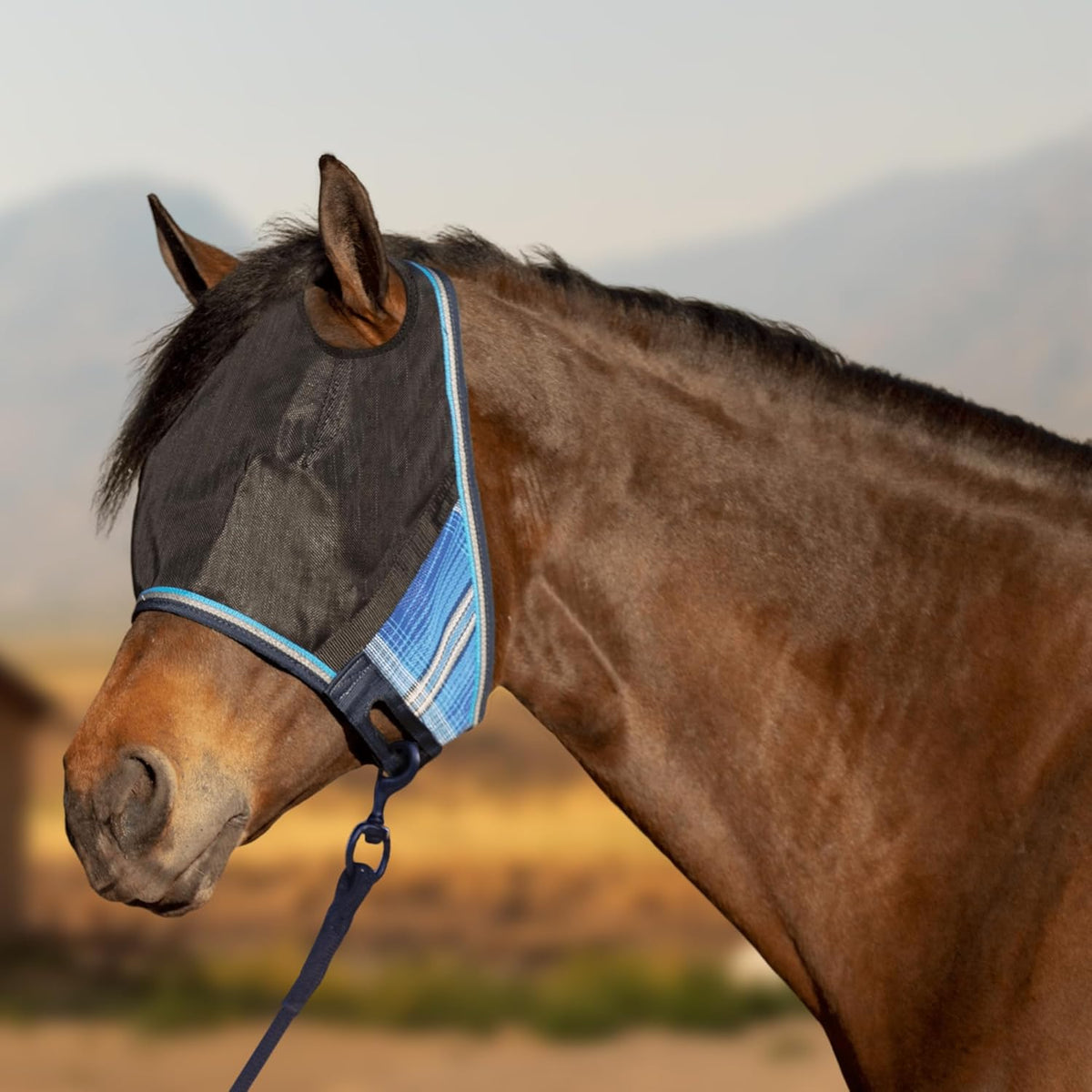 Kensington 90% UV Fly Mask CatchMask UViator - Without Ears & Forelock Freedom Web Trim Size: