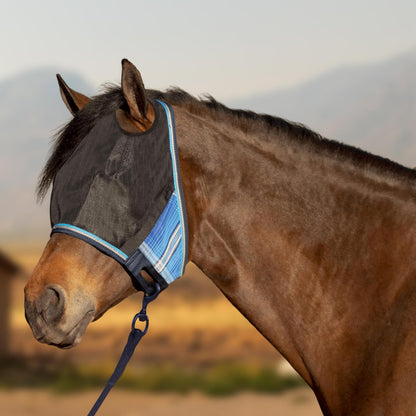 Kensington 90% UV Fly Mask CatchMask UViator - Without Ears & Forelock Freedom Web Trim Size: