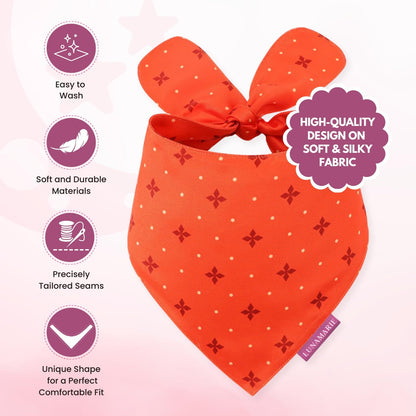 LunaMarie - Luxury Pet Birthday Bandanas -Premium & Silky Poly Fabric | 100% Handmade | Custom