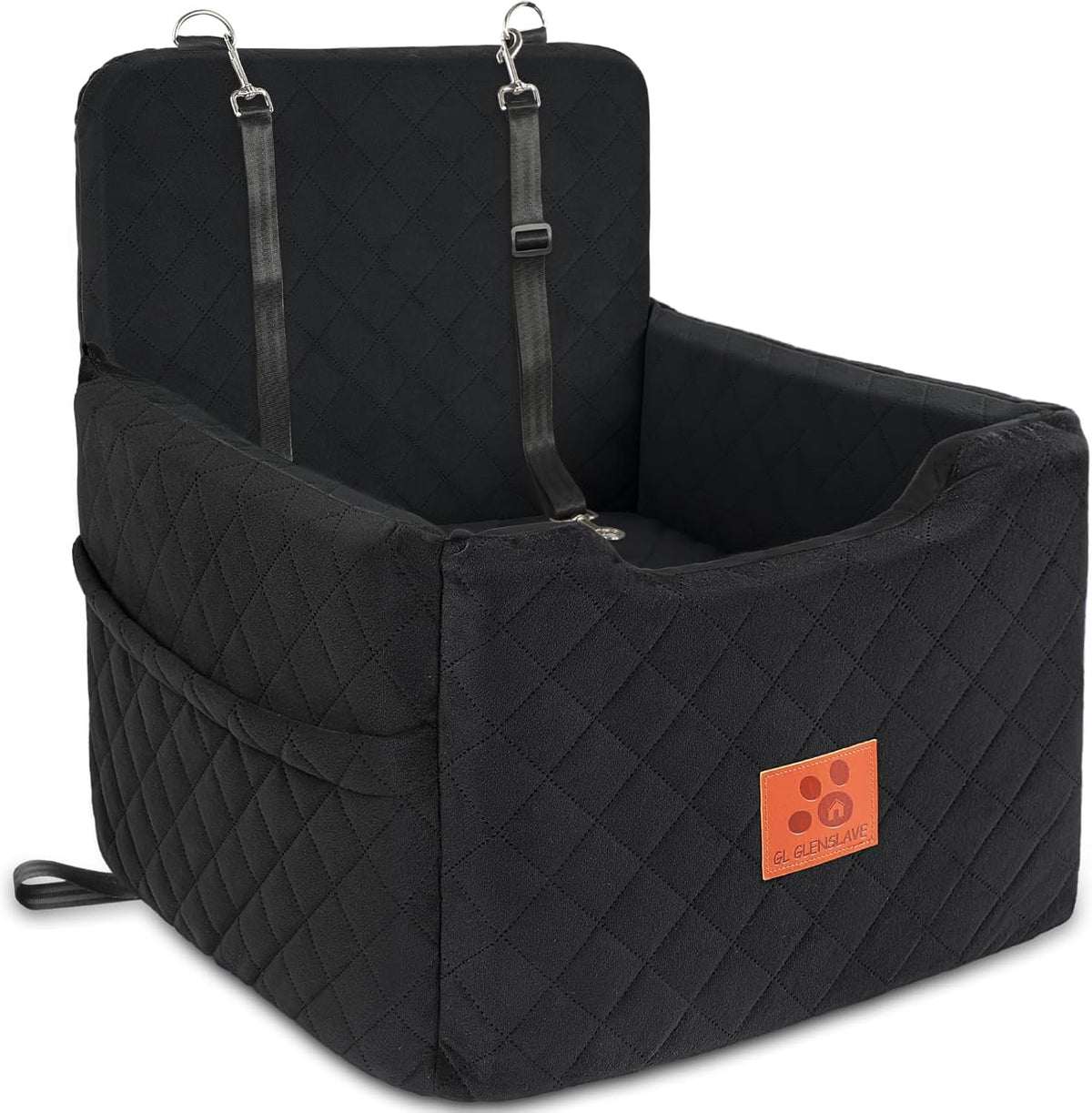 Dog Car Seat for Small/Medium Dogs Under 35lbs,Memory Foam Dog Booster Seats,Detachable and