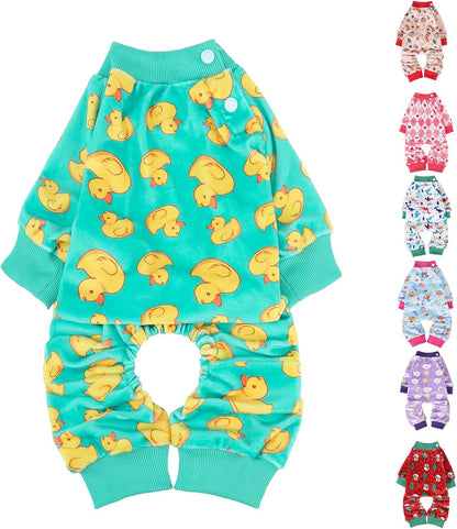 BEAUTYZOO Dog Pajamas Large Sized Dog, Summer Doggie Pajamas for Boy Girl, Soft Strechy Cotton