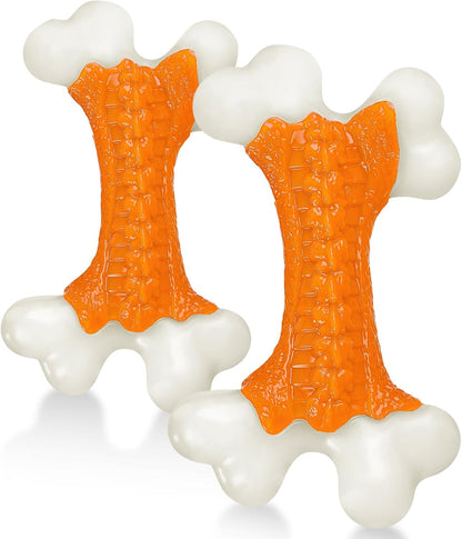 Dog Toys 2 Pack, Dog Toys for Aggressive Chewers Large Breed, Aggressive Chew Toys for Large Dogs