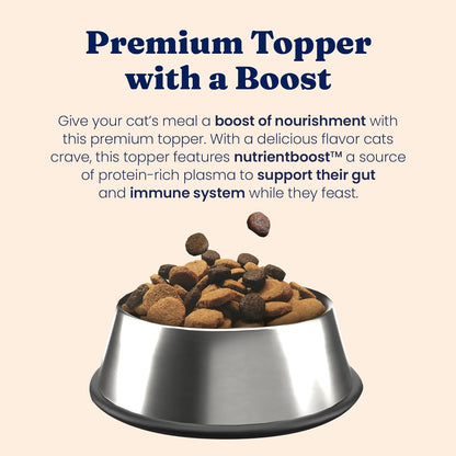 Solid Gold NutrientBoost™ Cat Food Toppers for Cats - High Protein Meal Topper & Crunchy Cat Treats