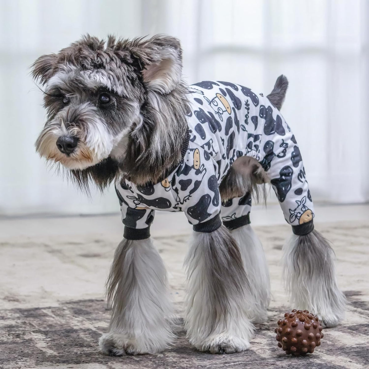 CuteBone Dog Halloween Pajamas Puppy Onesies Small Dogs Soft Pjs Coat Cat Apparel Comfy Pet