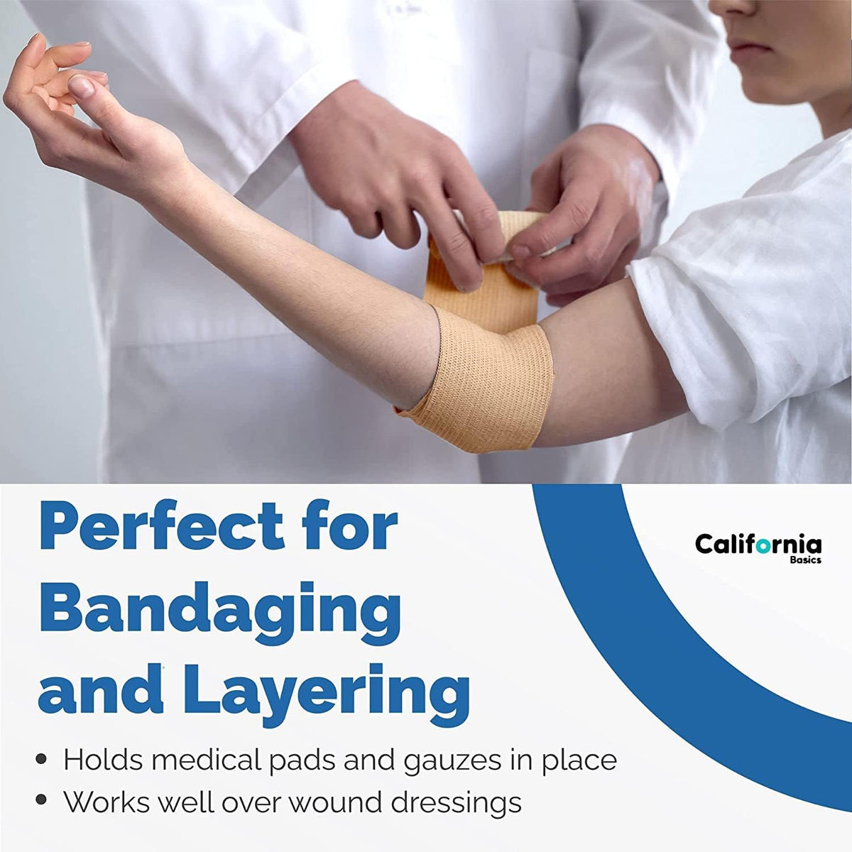 Self-Adhesive Bandage Wrap - Suitable for All Sports - Breathable Athletic Tape for Wrists - Knee