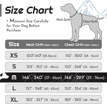 Eagloo Dog Harness Medium Sized Dog, No Pull Service Vest with Reflective Strips and Control