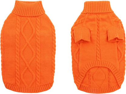 Queenmore XXL Dog Sweaters,Large Dog Sweater for Pitbull Doberman,Warm Turtleneck Knitted Big Pet