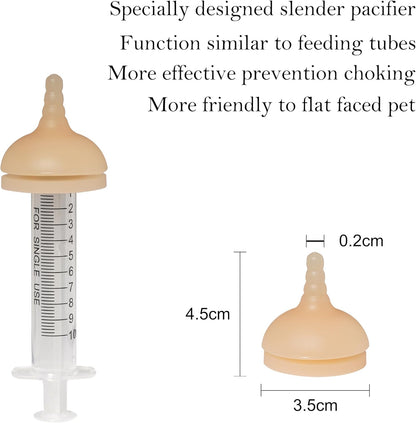 Silicone Feeding Nipple and Syringes for All Breed of Puppies and Other Animals Dongdong pet (4