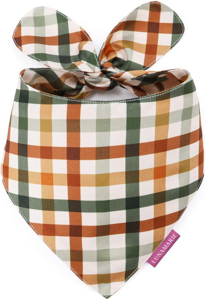 LunaMarie - Luxury Pet Birthday Bandanas -Premium & Silky Poly Fabric | 100% Handmade | Custom