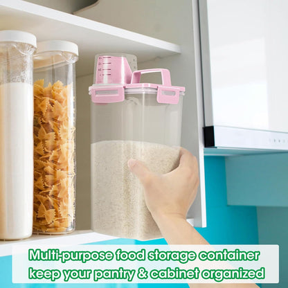 TBMax Rice Storage Container 5 Lbs, Small Airtight Dry Food Container for Flour Cereal Pasta
