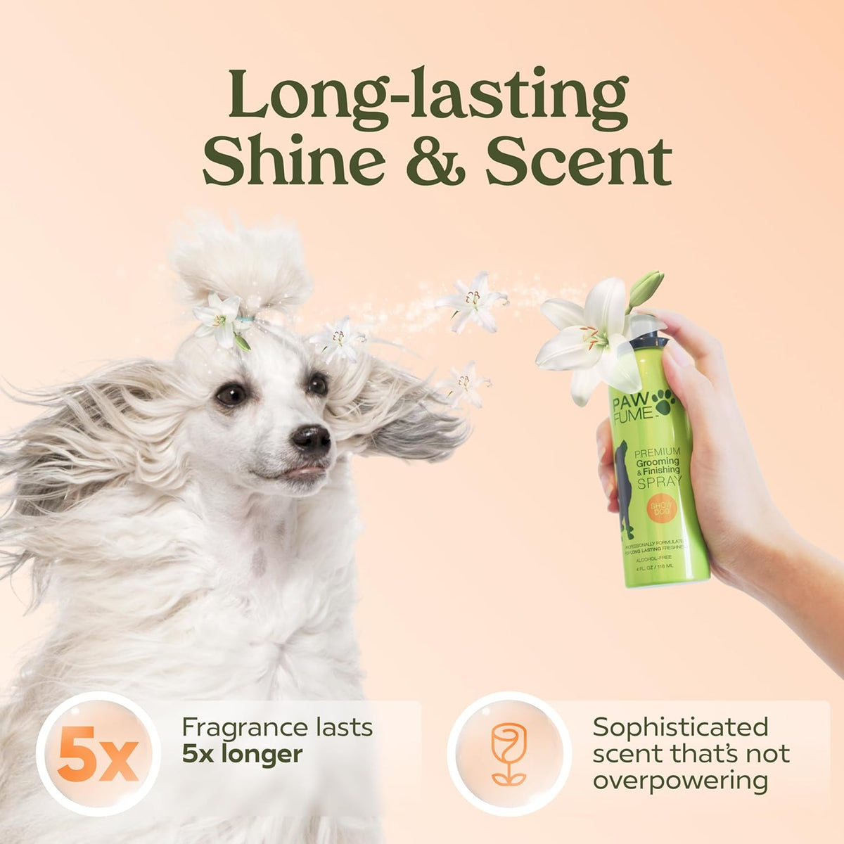 PAWFUME Dog Perfume Spray Long Lasting Scent for Grooming, Show Dog, 4-Pack – Keep Your Pup Fresh