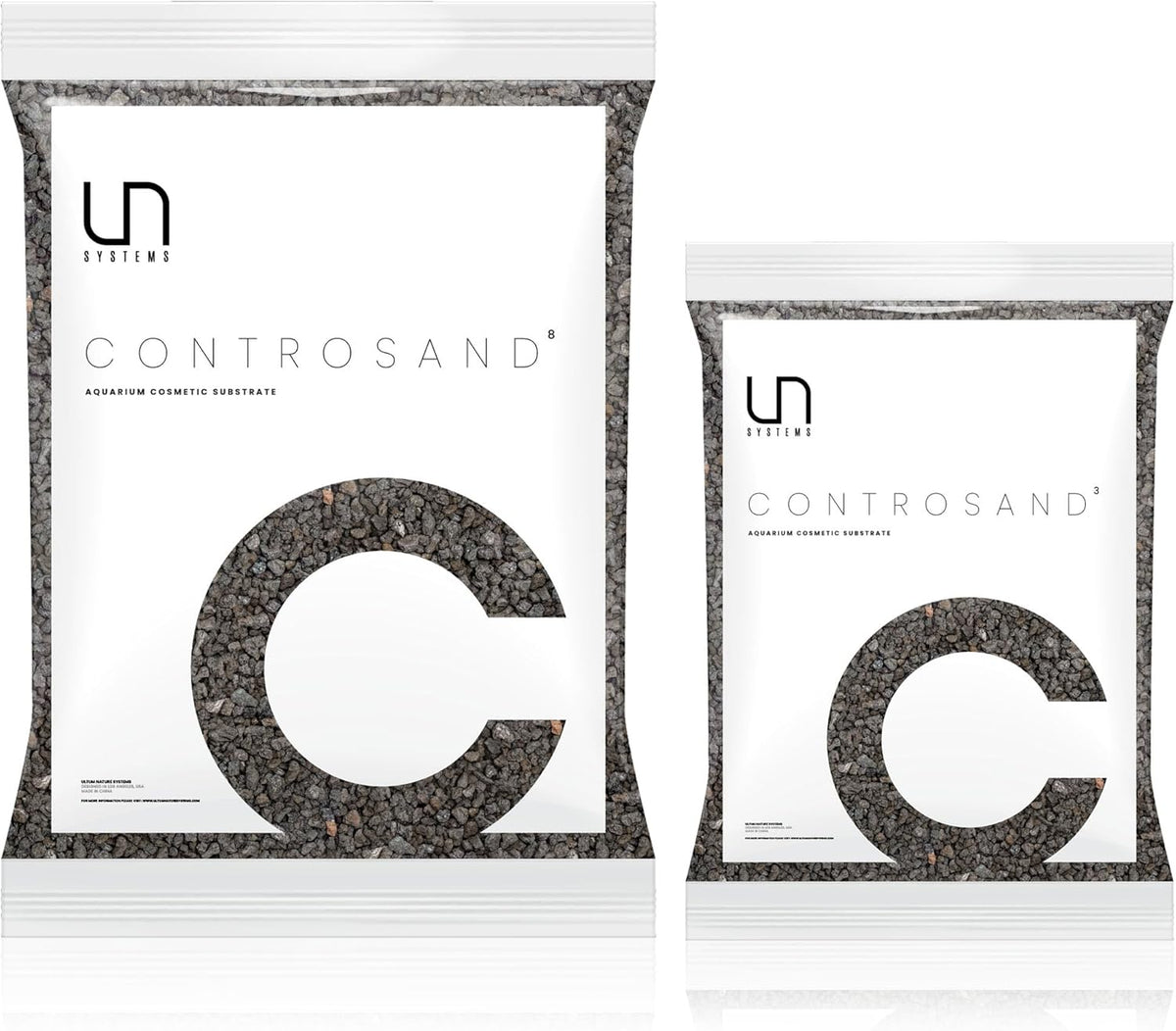 Ultum Nature Systems Controsand Vesuvius Aquarium Gravel (3L) - Versatile Aquarium Substrate for