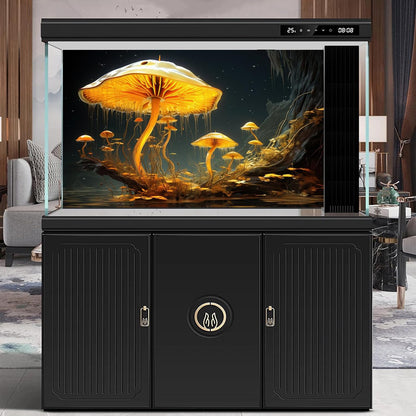Fantasy Mushrooms Aquarium Background Fantasy Mushroom in Magical Enchanted Fairy Tale Stream