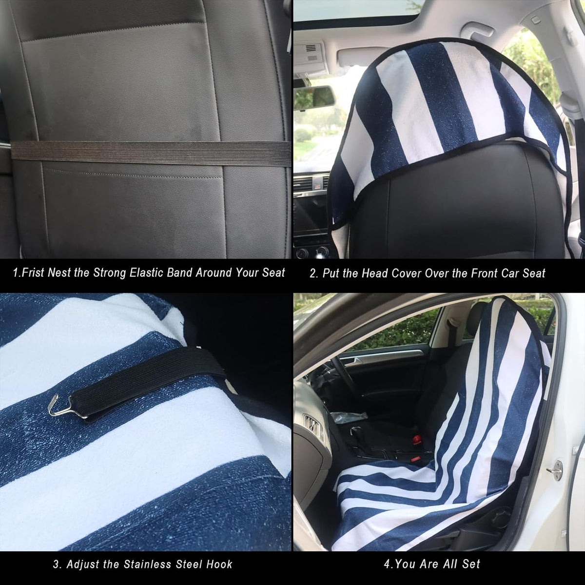 Car Seat Cover Protector Front Seats,for Gym Workout,Running,Swimming,Beach and Hiking,Waterproof