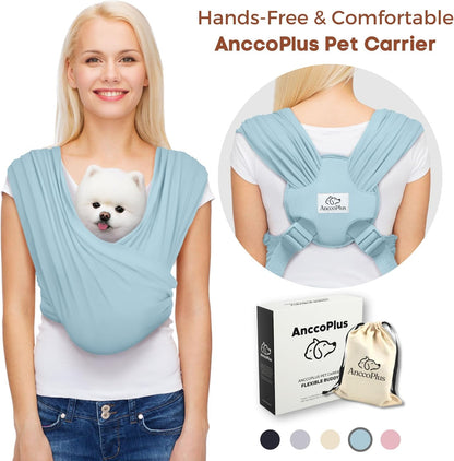 Dog Carriers for Small Dogs, Front Facing Dog Sling Carrier, Hands Free Cat Carrier, Size