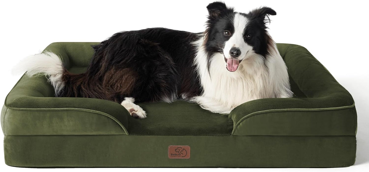 Bedsure Orthopedic Dog Beds Large Sized Dog - Washable Large Dog Cat Bed Waterproof, Comfort Dogs