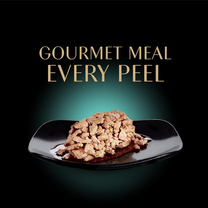 Sheba Perfect Portions Wet Cat Food Cuts in Gravy Variety Pack, Roasted Chicken Entree and with