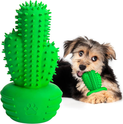 Christmas Dog Gifts, Dog Toys for Small Dogs Dog Toothbrush for Teething Cleaning, Rubber Squeaky