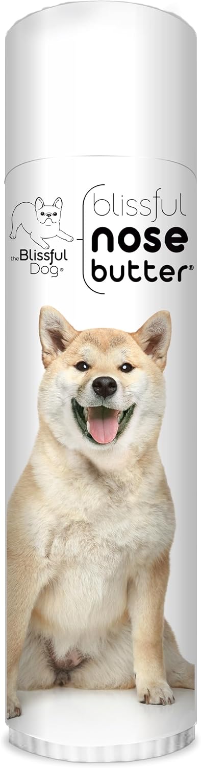 The Blissful Dog Shiba Inu Nose Butter for Dry, Cracked Skin, Lick-Safe Dog Nose Balm with