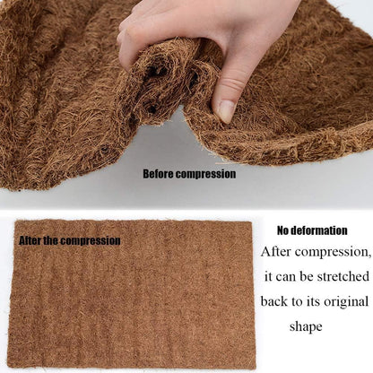 Hamiledyi Reptile Carpet Natural Coconut Fiber Tortoise Carpet Mats for Pet Terrarium Liner Reptile