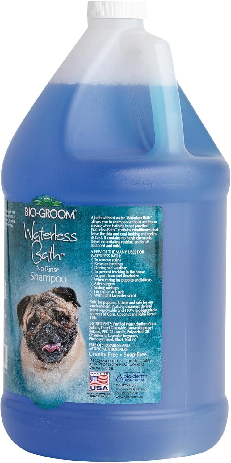 Bio-Groom Waterless Dog Shampoo - Tearless, No-Rinse, Dog Bathing Supplies, Puppy Wash, Cat & Dog
