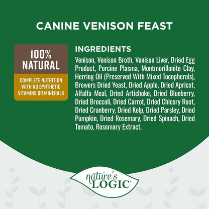 Nature's Logic Grain-Free Canned Dog Food - 95% Animal Proteins - 100% Natural Wet Dog Food Cans