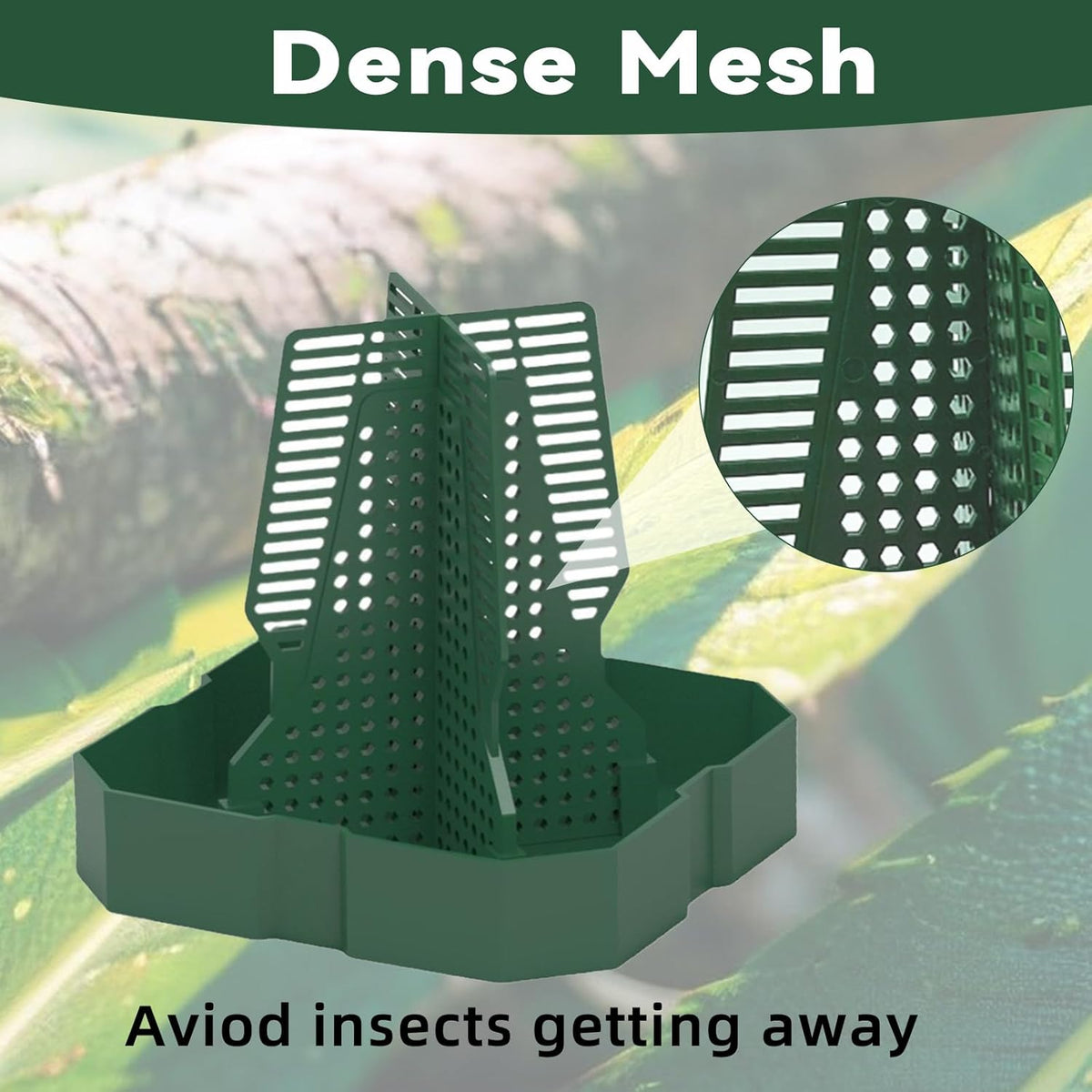 Chameleon Feeder+Bearded Dragon Feeder for Mounted Insect with Rope and Tweezers, Tank and Aquarium