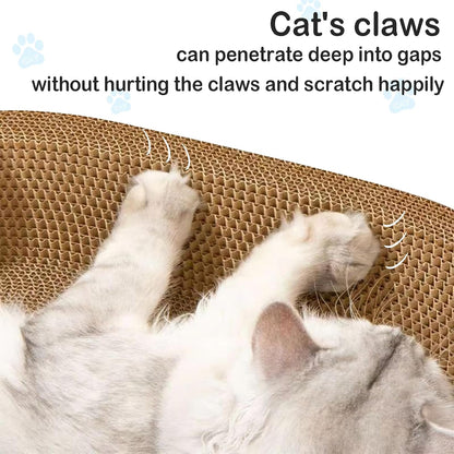 Cat Scratcher, 2pcs-23.6x14.9 inches Large Cat Scratching Board, Cardboard Cat Scratchers for