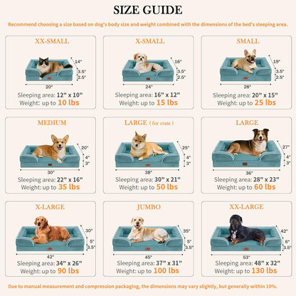 Comfort Expression Jumbo Breed Dog Bed, Orthopedic Beds for Extra Large Dogs, Waterproof Dog Bed