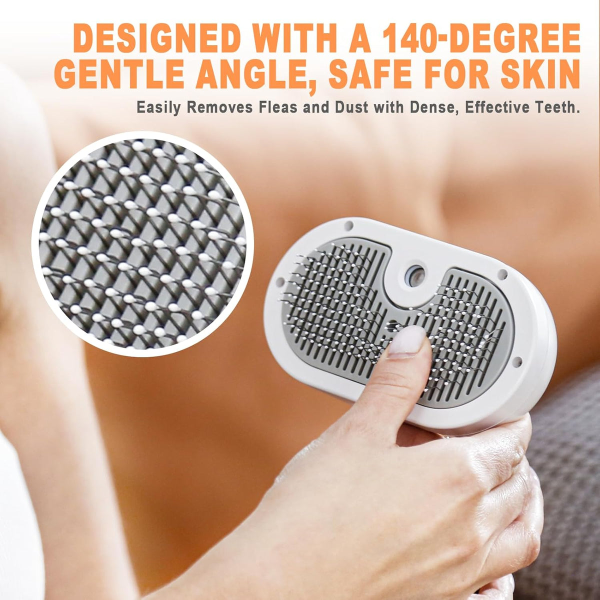Cat Steam Brush-3 in 1 Pet Brush,Dog Shedding Tool Self Cleaning Pet Spray Depilation Comb with